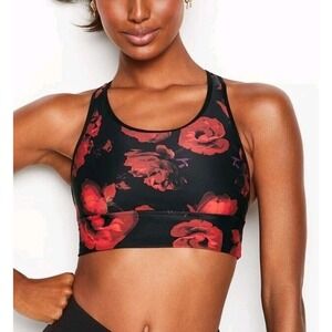 Victoria's Secret The Player Racerback Lightweight Sport Bra ‎ Multicolor Sz M